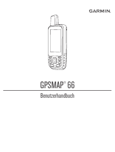 Bedienungsanleitung Garmin GPSMAP 66st Outdoor navigation