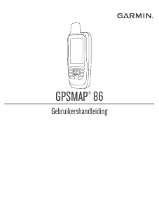 Handleiding Garmin GPSMAP 86s Handheld navigatiesysteem