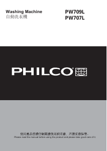 Bruksanvisning Philco PW 707L Tvättmaskin