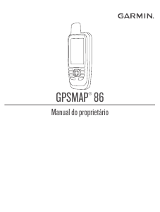 Manual Garmin GPSMAP 86s Navegador portátil