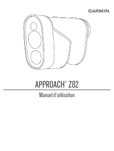 Mode d’emploi Garmin Approach Z82 Mètre de distance au laser