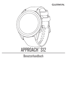 Bedienungsanleitung Garmin Approach S12 Smartwatch
