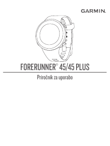 Priročnik Garmin Forerunner 45S Pametna ura