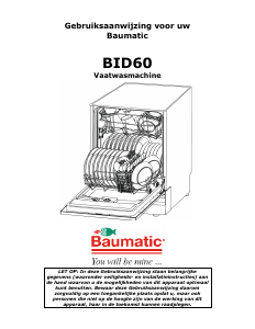 Handleiding Baumatic BID60 Vaatwasser