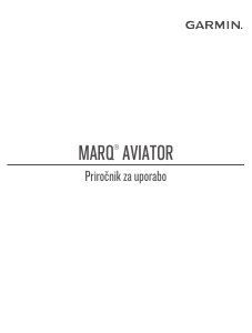 Priročnik Garmin Marq Aviator Pametna ura
