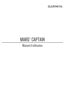 Mode d’emploi Garmin Marq Captain Montre connectée