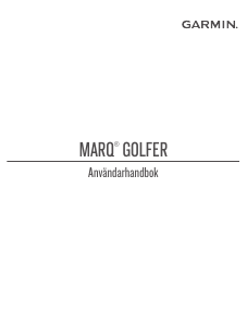 Bruksanvisning Garmin Marq Golfer Smart klocka