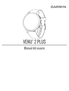 Manual de uso Garmin Venu 2 Plus Smartwatch