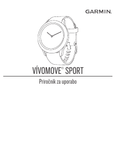 Priročnik Garmin vivomove Sport Pametna ura