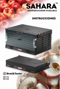 Manual de uso Brod & Taylor DR0720 Sahara Deshidratador