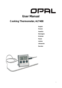 Handleiding Opal ALT488 Voedselthermometer