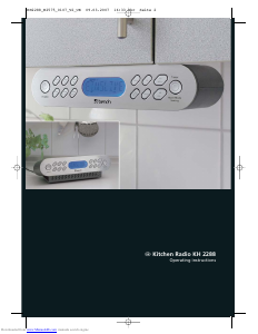 Manual E-Bench KH 2288 Radio