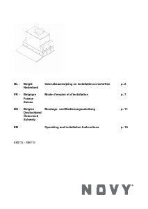 Handleiding Novy 686 Fusion Afzuigkap