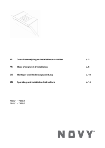 Handleiding Novy 7838 Vision Afzuigkap