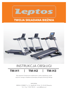 Instrukcja Leptos TM-H1 Bieżnia
