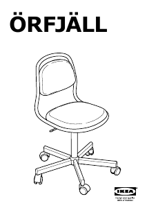Vadovas IKEA ORFJALL Biuro kėdė