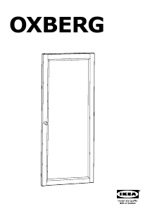 Manual IKEA OXBERG Porta closet