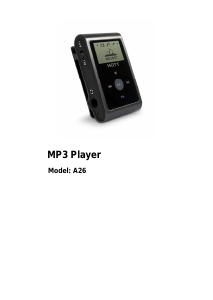 Handleiding Hott A26 Mp3 speler