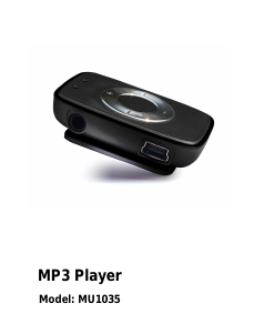 Manual de uso Hott MU1035 Reproductor de Mp3