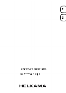 Käyttöohje Helkama HPKT1472D Pesukone
