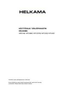 Käyttöohje Helkama HPS98M Pakastin