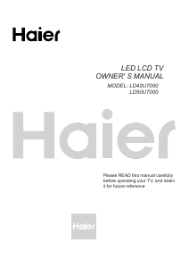 Handleiding Haier LD42U7000 LED televisie