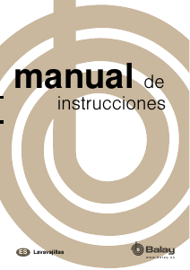 Manual de uso Balay 3VF704XA Lavavajillas