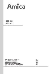 Manuál Amica OSS 522 Odsavač par