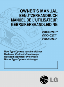 Mode d’emploi LG V-KC402CTUQ Aspirateur