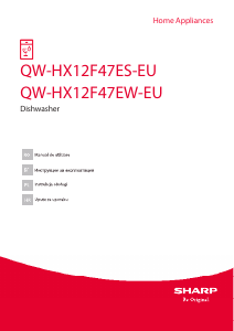 Instrukcja Sharp QW-HX12F47ES-EU Zmywarka
