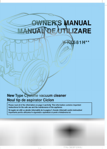 Manual LG V-KC681HTQ Aspirator