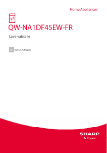 Mode d’emploi Sharp QW-NA1DF45EW-FR Lave-vaisselle