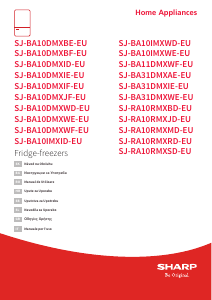 Εγχειρίδιο Sharp SJ-BA10DMXBF-EU Ψυγειοκαταψύκτης