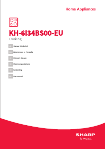 Handleiding Sharp KH-6I34BS00-EU Kookplaat