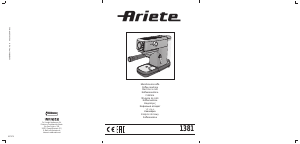 Manual de uso Ariete 1381 Máquina de café espresso