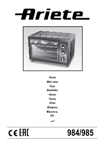 Manual Ariete 984 Oven