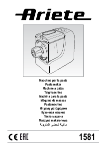 Manual Ariete 1581 Máquina da massa