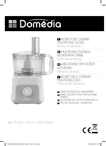 Manual Domédia FP410 Robot de cozinha