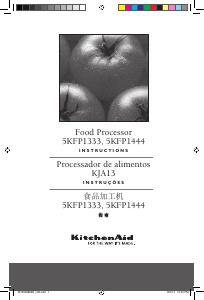 Manual KitchenAid KFP15444AFP Food Processor
