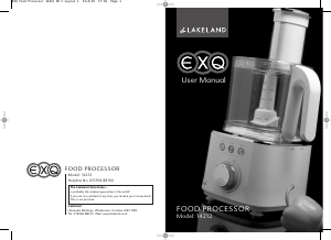 Handleiding Lakeland 14212 Keukenmachine