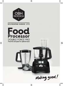 Brugsanvisning OBH Nordica FO827ES0 Double Force Køkkenmaskine