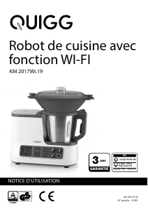 Mode d’emploi Quigg KM 2017Wi.19 Robot de cuisine