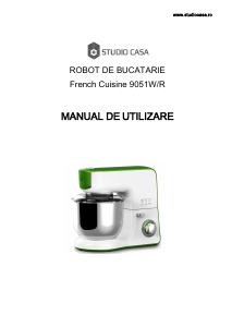 Manual Studio Casa 9051R Mixer cu vas