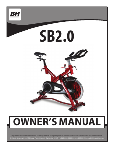 Handleiding BH Fitness SB2.0 Hometrainer