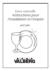 Mode d’emploi Valberg LVFI 1245 V Lave-vaisselle