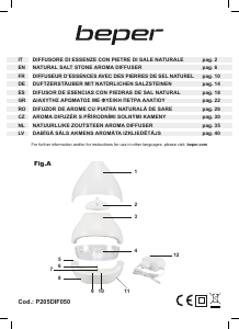 Handleiding Beper P205DIF050 Aromaverstuiver