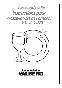 Mode d’emploi Valberg VAL 12C47 SV Lave-vaisselle