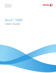 Bedienungsanleitung Xerox 7600i Scanner