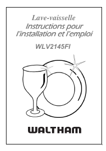 Mode d’emploi Valberg WLV 2145 FI Lave-vaisselle