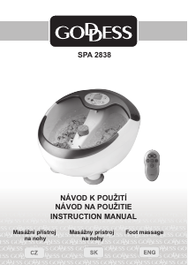 Návod Goddess SPA 2838 Kúpeľ nôh